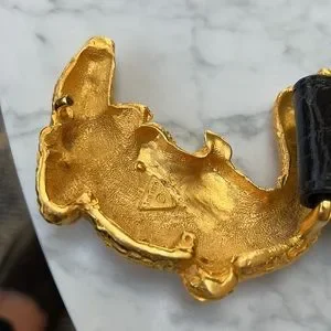 Ann Turk | Accessories | Ann Turk Vintage Alligator Buckle 